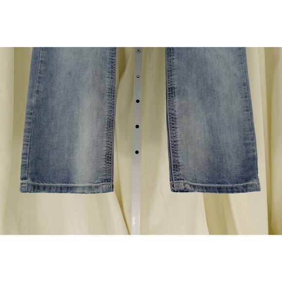 CJ Black Premium Men's Bootcut Distressed Embroidered Pocket Trim Jeans SZ 32X32 - Picture 8 of 16